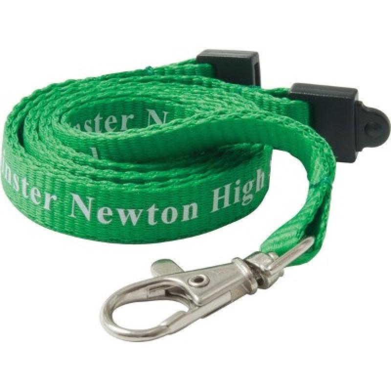 Image of 10mm Flat Polyester Lanyard