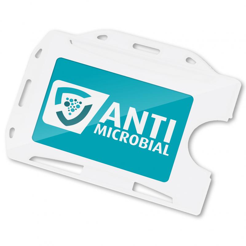 Image of AntiMicrobial Printed ID Card Holder