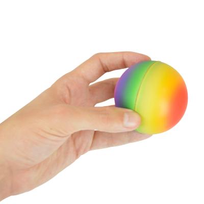 Image of Rainbow Ball Shaped Stress Toy