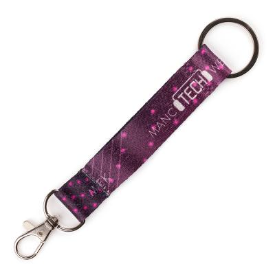 Image of Made in Britain RPET Lanyard Split Ring Keyring