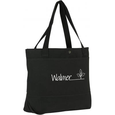 Image of Walmer 12oz Cotton Recycled Popper Tote
